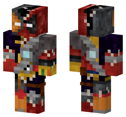 Evil Deadpool V1 Minecraft skin