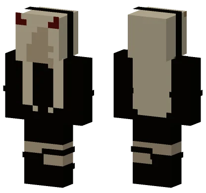 Evil Girl With Headband Minecraft skin