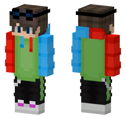 Explorer Boi Hoodie 6 Minecraft skin