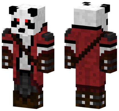 Explorer Panda Minecraft skin
