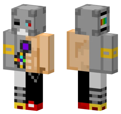 Exposed Trip Robot Minecraft skin
