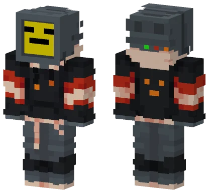 Expressionless Is On TV Minecraft skin