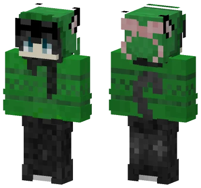 Ezanis Cute Green Outfit Minecraft skin