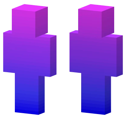 Fade Pink To Blue Minecraft skin
