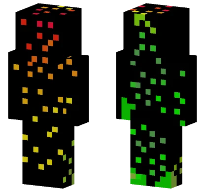 Fading Dots Minecraft skin