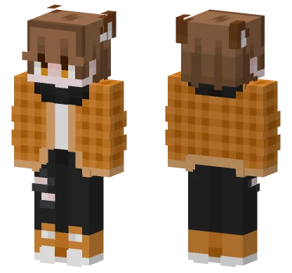 Fallen Leaves Persona Minecraft skin