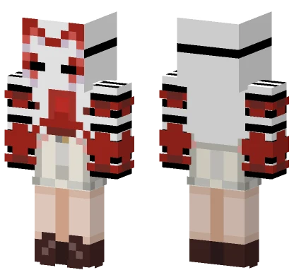 Fallenazura Masked Character Minecraft skin