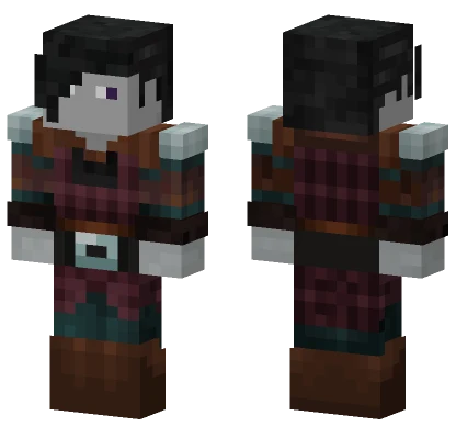 Falling Minecraft skin