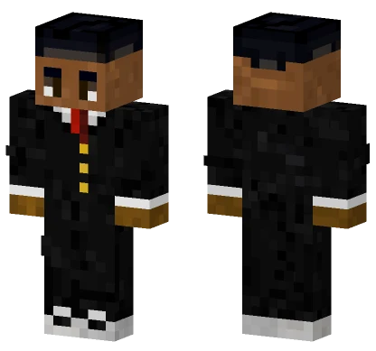 Fancy Black Suit Minecraft skin
