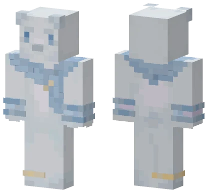 Fancy Polar Bear Minecraft skin