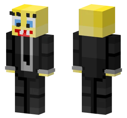 Fancy Spongebob Minecraft skin