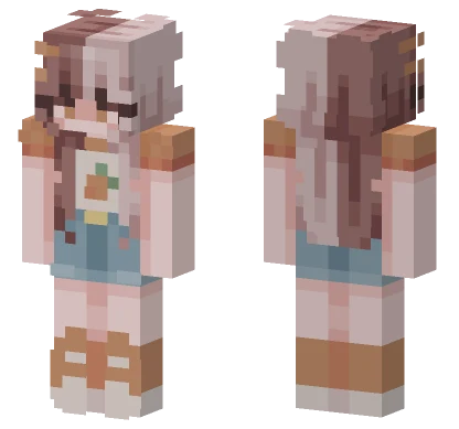 Fanta Girl Minecraft skin