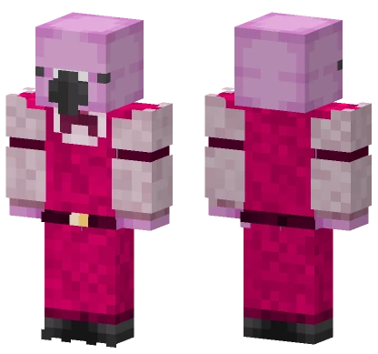 Fantastic Flamingo Wedding Minecraft skin