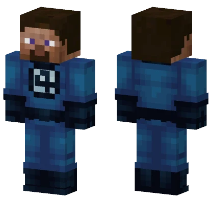 Fantastic Four Blue Suit Minecraft skin