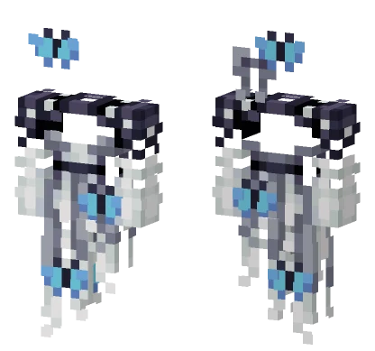 Fantasy Butterfly Dress Minecraft skin