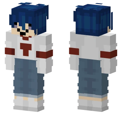 Far Away 2D Happy Minecraft skin