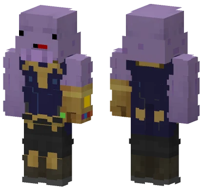 Fat Thanos Minecraft skin