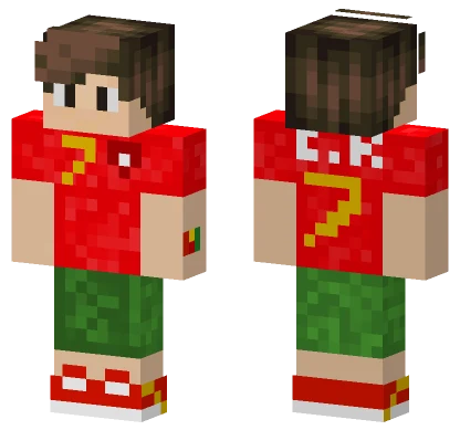 Fato Do Ronaldo Na Minha Skin Minecraft skin