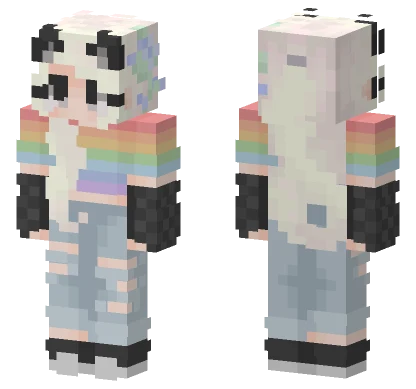 Feelin Rainbows Minecraft skin