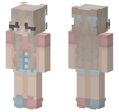 Feeling Free Girl Minecraft skin