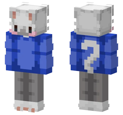 Fefe Blue Outfit Minecraft skin