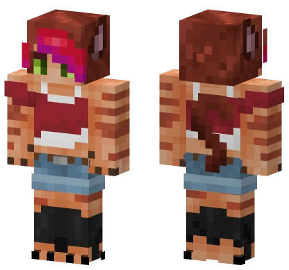 Feline Robin Minecraft skin