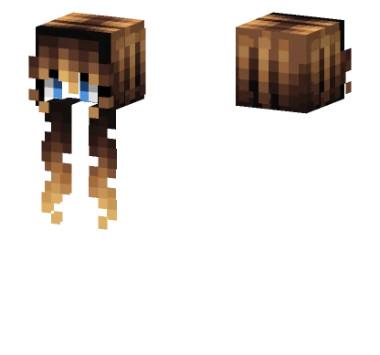Female Black Ombre Fade Minecraft skin