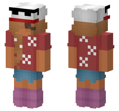 Female Casual Outfit Hat Minecraft skin