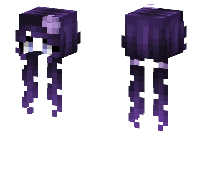 Female Dark Witch Bloom Minecraft skin