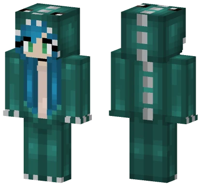 Female Dino Onesie Minecraft skin