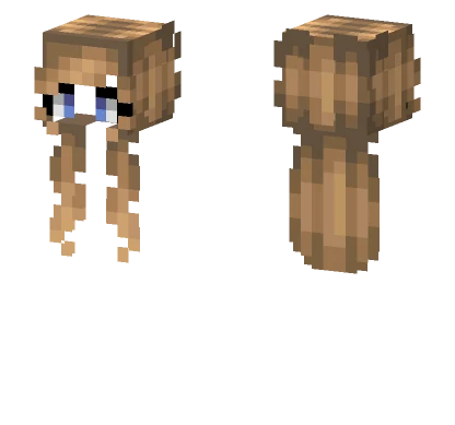 Female Dirty Blonde Ombre V2 Minecraft skin