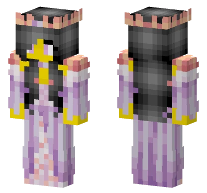 Female Dress Crown Minecraft skin