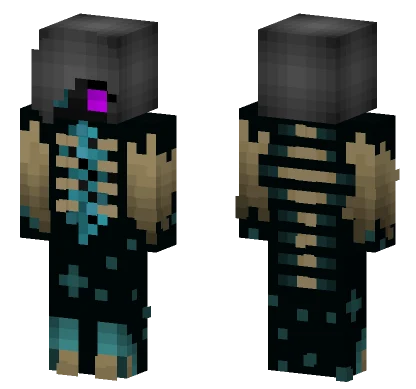 Female Ender Warden Minecraft skin
