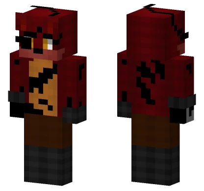 Female Foxy Minecraft skin
