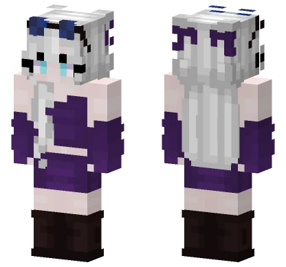 Female Gojo Minecraft skin