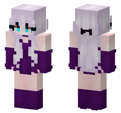 Female Gojo 2 Minecraft skin