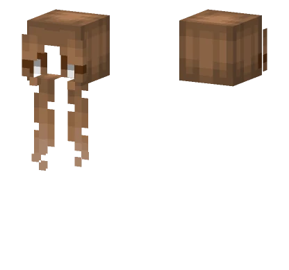 Female HB Brown Fade Minecraft skin