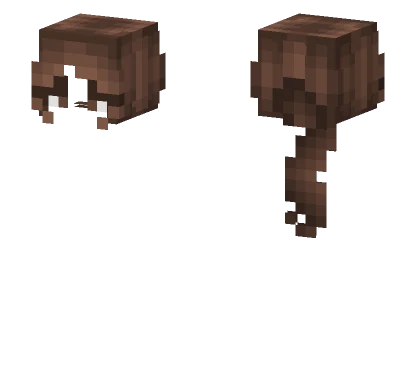 Female HB Brunette Ponytail Minecraft skin