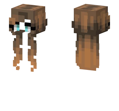 Female HB Carmel Brown Ombre Minecraft skin