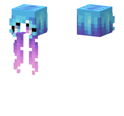 Female Hb Cosmic Cotton Candy Minecraft skin