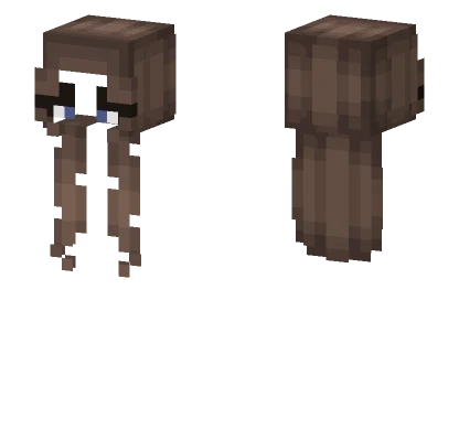 Female Hb Darker Brown Minecraft skin