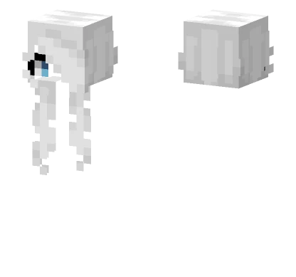 Female Hb Emo Albino White Minecraft skin
