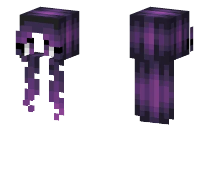 Female HB Enderdragon Purple Minecraft skin