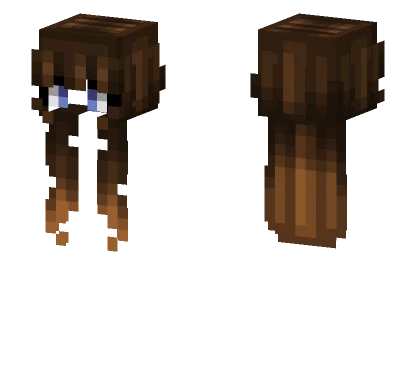 Female HB Fudge Brown V2 Minecraft skin