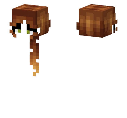 Female HB Ginger Brown Ombre Minecraft skin