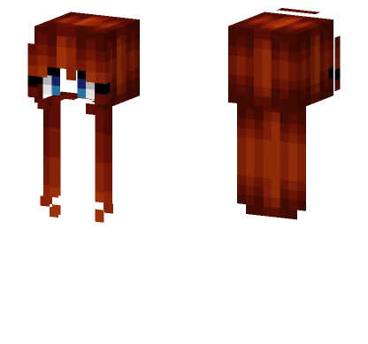 Female HB Ginger Mix Brown Minecraft skin
