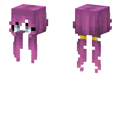 Female HB Gum Pink Pigtails Minecraft skin