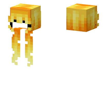 Female Hb Lemon Ombre Fade Minecraft skin