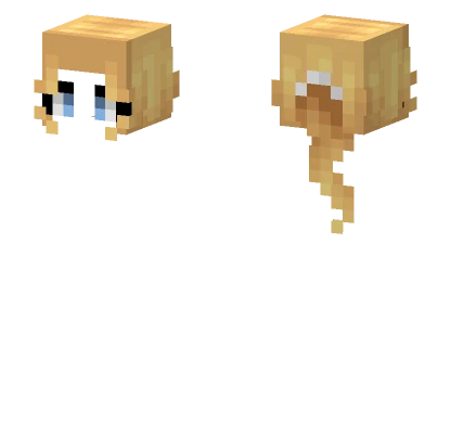 Female HB Light Blonde Ponytail Minecraft skin