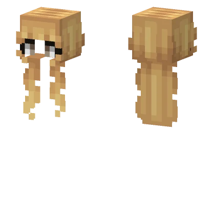 Female HB Long Blonde Minecraft skin